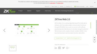 
                            10. ZKTime Web 2.0 - ZKTeco