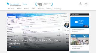 
                            12. Zmiana nazwy Microsoft Live ID znów możliwa - CentrumXP