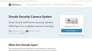 
                            9. Zmodo Camera Home Security System Packages, Cost & Pricing