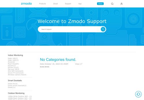 
                            11. Zmodo Support - [FAQ]I forgot my password. How do I reset it?