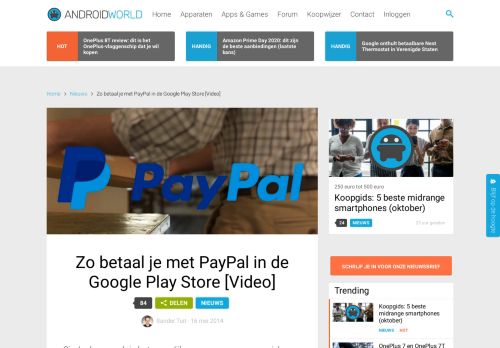 
                            9. Zo betaal je met PayPal in de Google Play Store [Video]