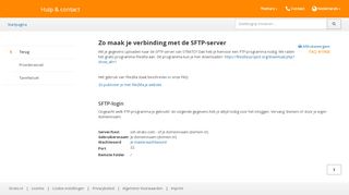 
                            7. Zo maak je verbinding met de SFTP-server - Strato.nl