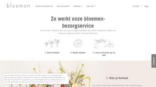 
                            3. Zo werkt onze bloemen-bezorgservice - Bloomon