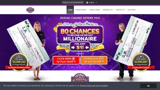 
                            1. Zodiac Casino Mobile | 80 Chances to become an instant millionaire!