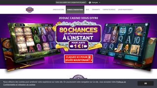 
                            5. Zodiac Casino Mobile | Bonus de casino en ligne