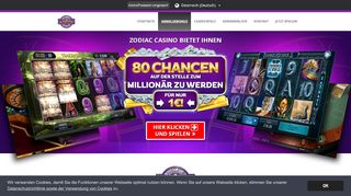
                            4. Zodiac Casino Mobile | Online Casinoboni