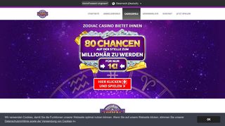 
                            3. Zodiac Casino Mobile | Wählen Sie Ihre Casinospiele