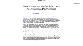 
                            12. Zodiac Element Meanings Can Tell You A Lot About Yourself And ...