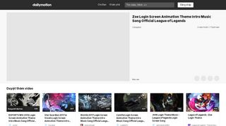 
                            12. Zoe Login Screen Animation Theme Intro Music Song Official League ...
