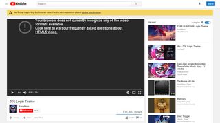 
                            3. ZOE Login Theme - YouTube