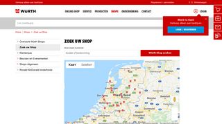 
                            7. Zoek uw Shop - Würth - - Wurth