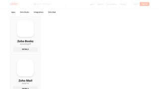 
                            6. Zoho Books + Zoho Mail Integrations | Zapier