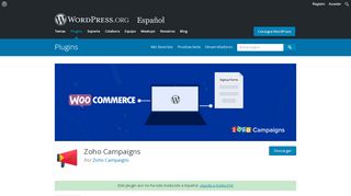 
                            12. Zoho Campaigns for WordPress | WordPress.org