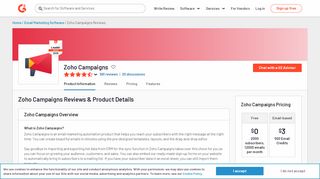 
                            5. Zoho Campaigns Reviews 2019 | G2 Crowd