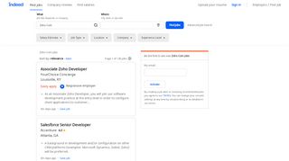 
                            12. Zoho Com Jobs, Employment | Indeed.com