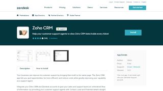 
                            10. Zoho CRM App Integration with Zendesk Support