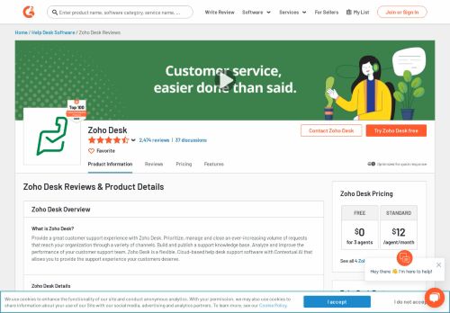 
                            8. Zoho Desk Reviews 2019 | G2 Crowd