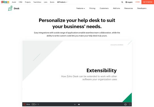 
                            10. Zoho Desk - The Trial Room | Customize Your Help Desk