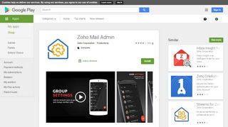 
                            12. Zoho Mail Admin - Apps on Google Play