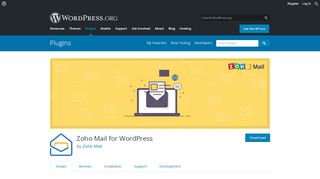 
                            13. Zoho Mail for WordPress | WordPress.org