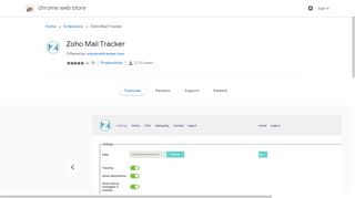 
                            6. Zoho Mail Tracker - Google Chrome