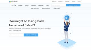 
                            7. Zoho SalesIQ - Freshworks