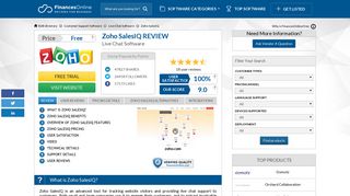 
                            4. Zoho SalesIQ Reviews: Overview, Pricing, and Features