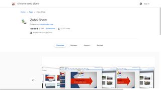 
                            5. Zoho Show - Google Chrome