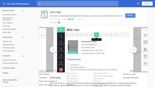 
                            12. Zoho Sign - G Suite Marketplace