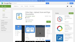 
                            8. Zoho Sign - Upload, Scan and Sign Documents – Aplicații pe Google ...