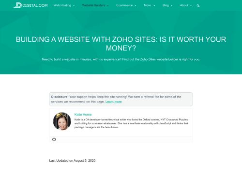 
                            12. Zoho Sites Review: We Put This Pocket-Friendly Sitebuilder ...