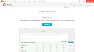 
                            6. Zoho Survey - Create online surveys for free