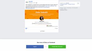 
                            12. Zoho - Zoho SalesIQ is a hassle-free live chat software... | ...