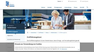 
                            2. Zoll online - Kraftfahrzeugsteuer