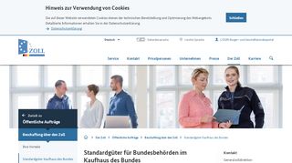 
                            10. Zoll online - Standardgüter Kaufhaus des Bundes