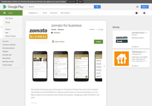 
                            12. Zomato for Business - Apps on Google Play