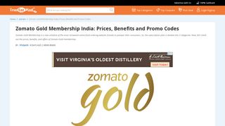 
                            4. Zomato Gold Membership India: Prices, Benefits and Exclusive Promo ...