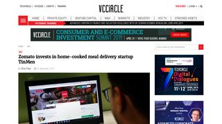 
                            11. Zomato invests in home-cooked meal delivery startup TinMen | VCCircle