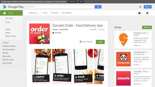 
                            10. Zomato Order - Food Delivery App - Apps on Google Play