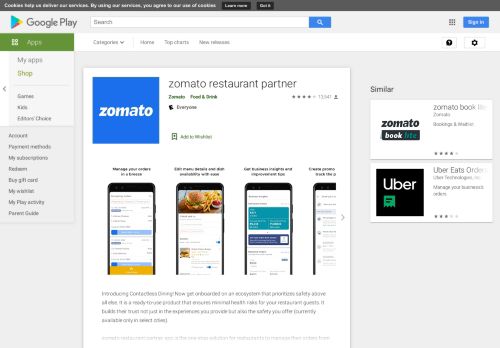 
                            13. Zomato Order - Restaurant Management App – Apps on Google Play