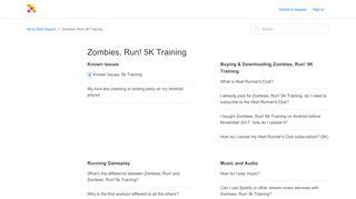 
                            6. Zombies, Run! 5K Training – Six to Start Support