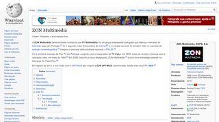 
                            12. ZON Multimédia – Wikipédia, a enciclopédia livre