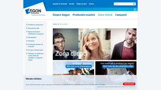 
                            13. Zona clienti - Aegon Romania