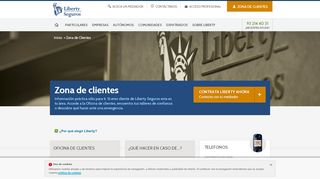 
                            3. Zona de clientes | Liberty Seguros