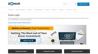 
                            1. Zonar Login | Zonar Systems