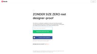 
                            12. ZONDER SIZE ZERO niet designer-proof - Grazia - Blendle