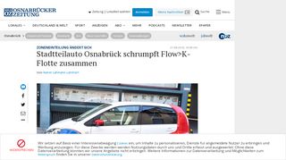 
                            7. Zoneneinteilung ändert sich: Stadtteilauto Osnabrück schrumpft Flow ...