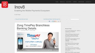 
                            5. Zong TimePey Branchless Banking Details | Inov8 - Inov8 ...