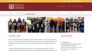 
                            1. Zonta International > Local Action > Student Clubs