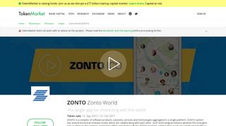 
                            4. Zonto World - ICO over - TokenMarket